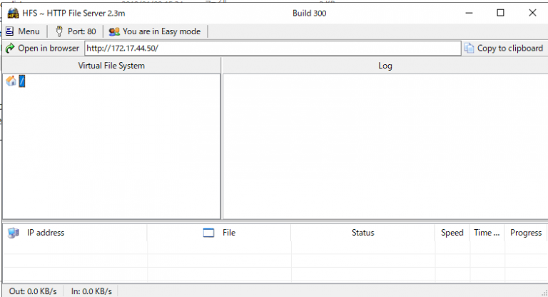 Windowsで簡易的にWebサーバをたてるソフト HFS – OSAKANA TAROのメモ帳